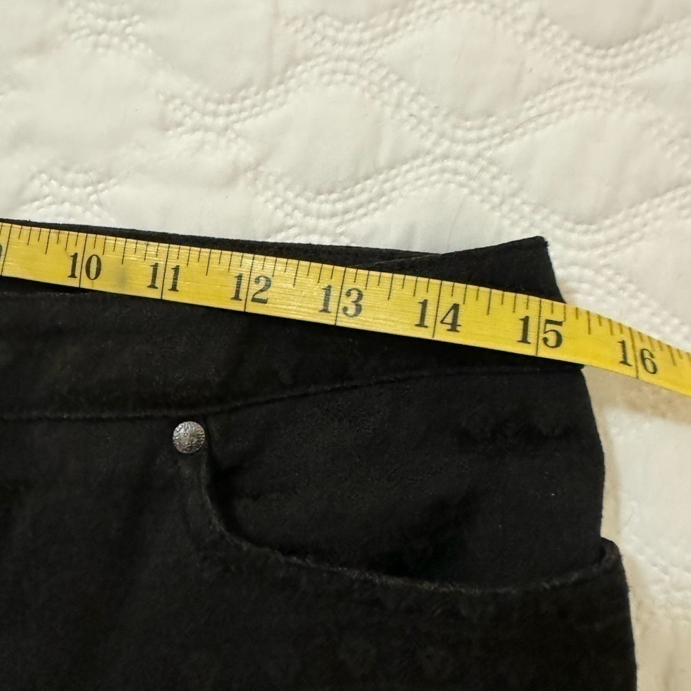 Anne Klein A LINE Size 8 Black Career Pant beautiful design in weave - Picture 7 of 9